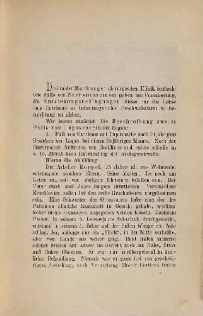 Ein Beitrag zur Lehre vom Narben-Carcinom : Inaug.-Diss.