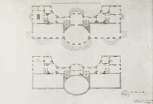 Entwurf für das Brühlsche Palais in Dresden-Friedrichstadt