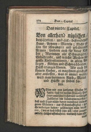 Das vierdte Capitel. Von allerhand nützlichen/ ...