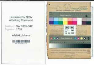 Entnazifizierung Johann Afelski , geb. 03.03.1909 (Friseur)