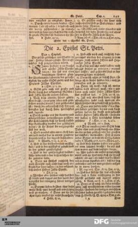 Die 2. Epistel St. Petri.