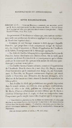 Revue Bibliographique.
