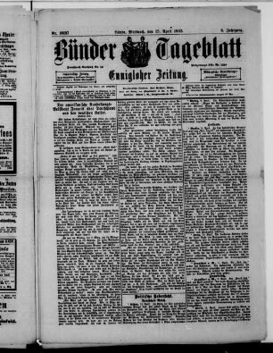 Bünder Tageblatt. 1901-1942