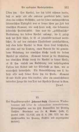 511-513 [Rezension] Busch, Johannes, Des Augustinerpropstes Iohannes Busch Chronicon Windeshemense und Liber de reformatione monasteriorum