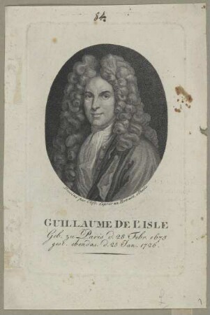 Bildnis des Guillaume de L'Isle