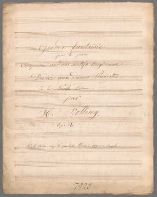 Fantasies, pf; op. 2 - BSB Mus.Schott.Ha 8157-2