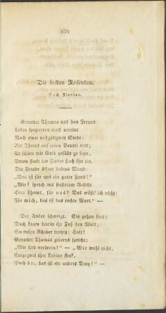 Die beiden Reisenden