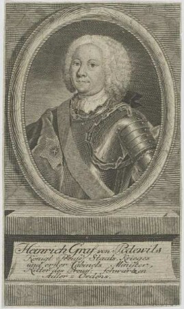Bildnis des Heinrich Graf von Podewils