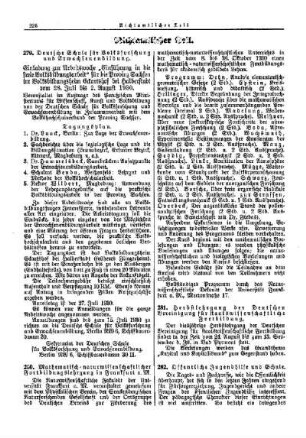 Herbstlehrgang der Deutschen Vereinigung für staatswissenschaftliche Fortbildung : [Nichtamtlicher Teil]