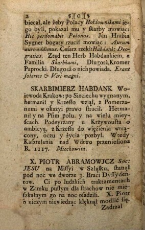 Zbior krotki herbow polskich oraz wsławionych cnotą i naukami Polakow