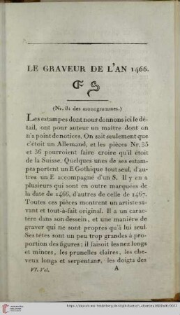 Le graveur de l'an 1466