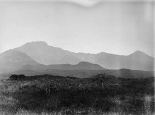 Krater des Mount Meru : Landschaft und Vegetation in der Nähe des Kraters des Mount Meru