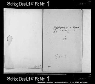 Empfehlungsbrief für den Buchdruckergesellen Jürgen von Amelunxen