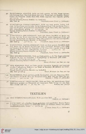 Textilien (Nr. 469-479)