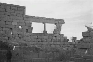 Reisefotos Libyen. Kyrene, antike griechische Stadt. Mauern eines Gebäudes