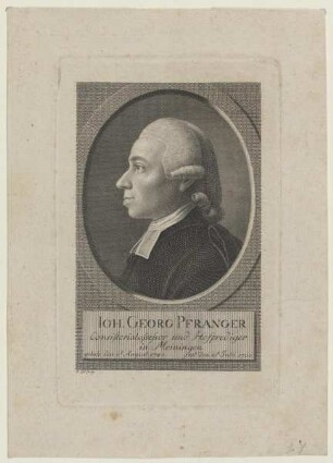 Bildnis des Johann Georg Pfranger