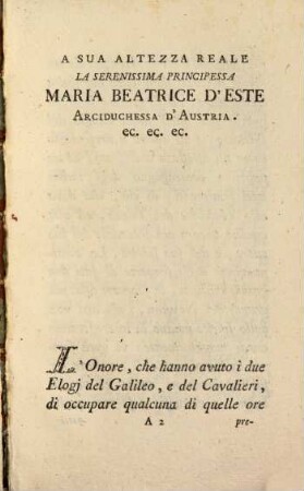 Elogio Del Cavaliere Isacco Newton