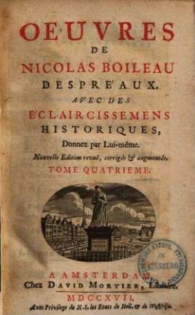 Oeuvres : avec des Éclaircissemens historiques, 4.