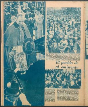 El pueblo de Buenos Aires aclamó al eminente representante del Papa [Fotografías]