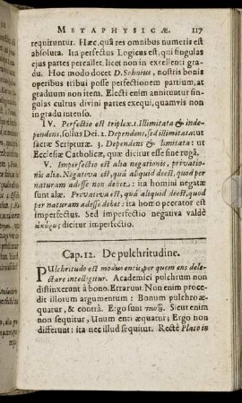 Cap. 12. De pulchritudine.