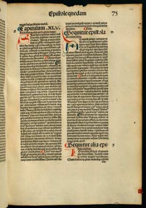 171r-172r, 75. Epistole quedam.