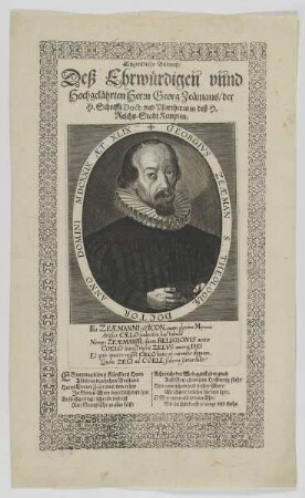 Bildnis des Georgivs Zeaeman