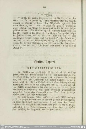 Fünftes Kapitel. Die Dampfmaschinen
