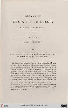 14: Grammaire des arts du dessin, 1, Architecture, 20-21 : architecture, sculpture, peinture