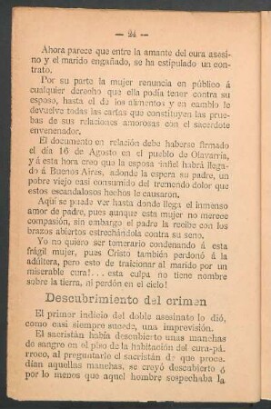 Descubrimiento del crimen