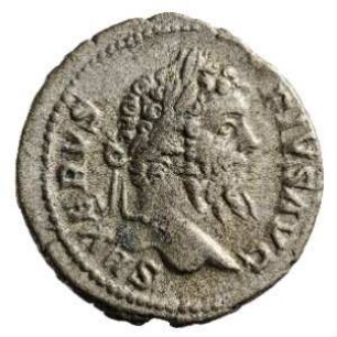 Münze, Denar, 206 n. Chr.
