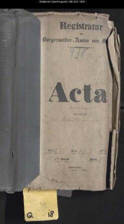 Vormundschaften, Entmündigungen, Waisen - specialia -