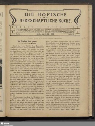 No. 11, 25. März 1906
