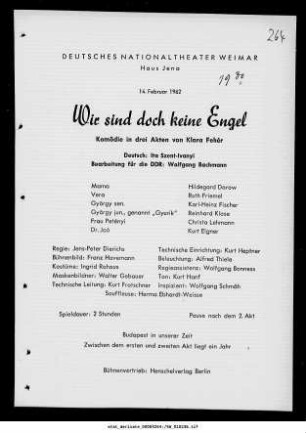 Wir sind doch keine Engel