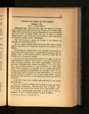 3. Kämpfe an der Somme und kurze Ruhezeit. November 1916.