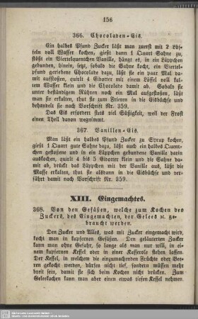XIII. Eingemachtes