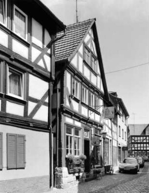 Fachwerkwohnhaus; Alsfeld, Am Kreuz 5