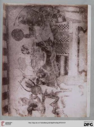 8624 Dettaglio affreschi nella Tomba della Pulcella - Corneto