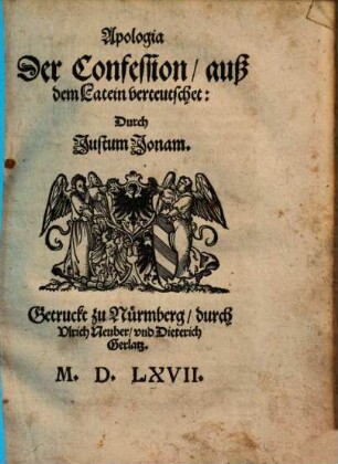 Apologia der Confession