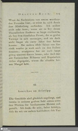 18. Learchus an Aristipp