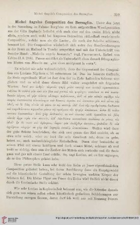 1: Michel Angelos Composition des Bersaglio