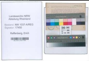 Entnazifizierung Erich Raffenberg , geb. 00.00.0000 (Fahrsteiger)