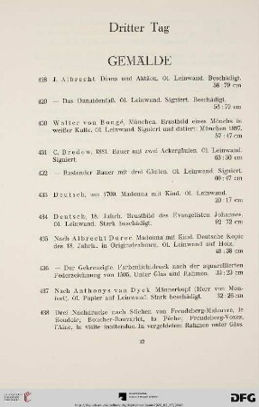 Gemälde (Nr. 428-454)