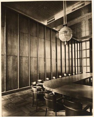 Reichsversicherungsanstalt für Angestellte, Berlin-Wilmersdorf Erweiterung: Sitzungsraum