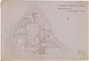 Technische Universität Berlin Nordgelände: Lageplan mit Grünflächenplan 1:500