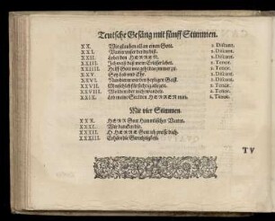Teutsche Gesäng