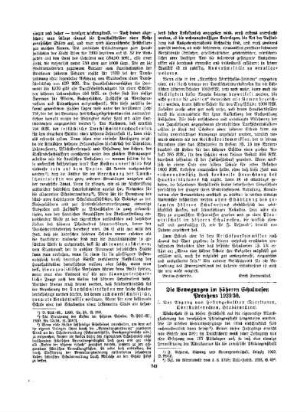 Die Bewegungen im höheren Schulwesen Preußens 1929/30