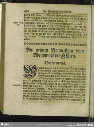 Am grünen Donnerstage vom Abendmahl des Herrn
