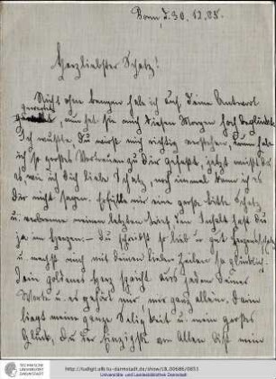 Brief vom 30.12.1905
