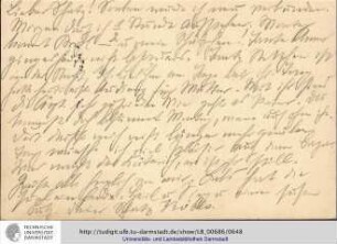 Postkarte vom 17.11.1905