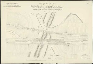 Eisenbahnbrücke über den Rhein unterhalb Mainz